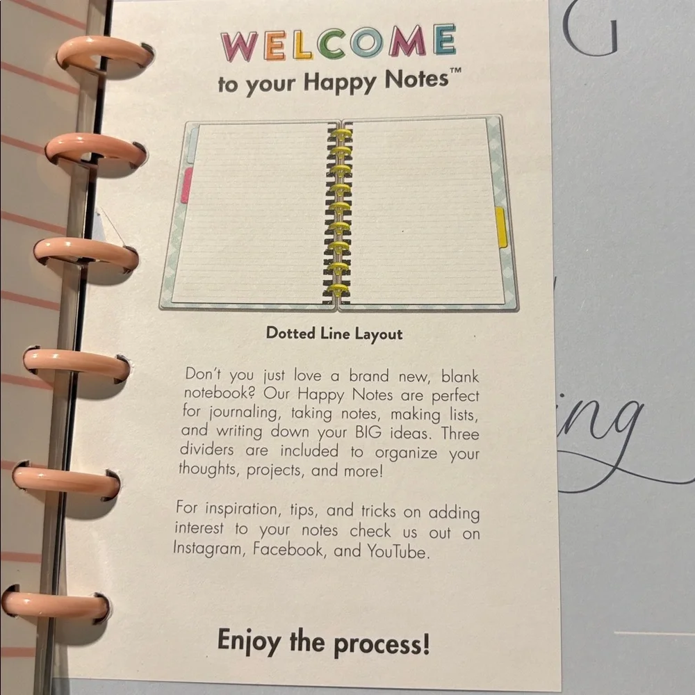 Always & Forever Floral Happy Notes Planner